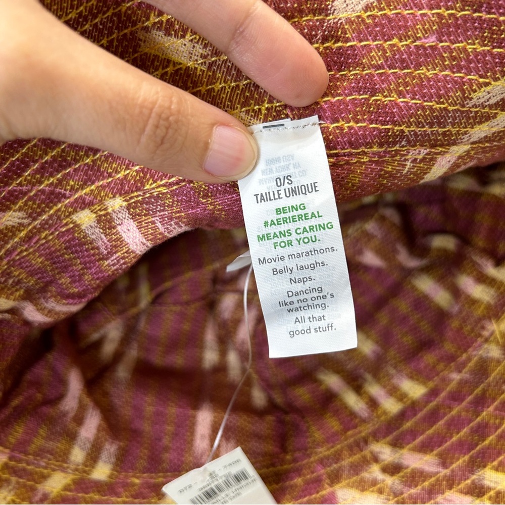 AERIE Jacquard Reversible Bucket Hat One‎ Size - Picture 8 of 11